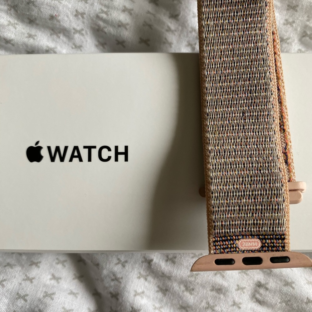 Gently used pink sand sport loop band